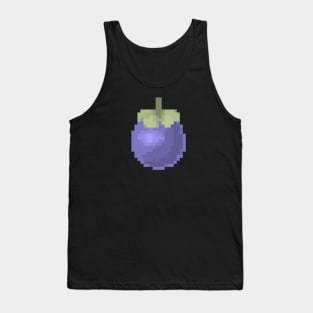 Mangosteen Pixel art, Cute Mangosteen fruit, Thai fruit Tank Top